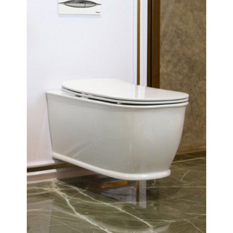 Подвесной унитаз BelBagno Prado BB10150CH, безободковый