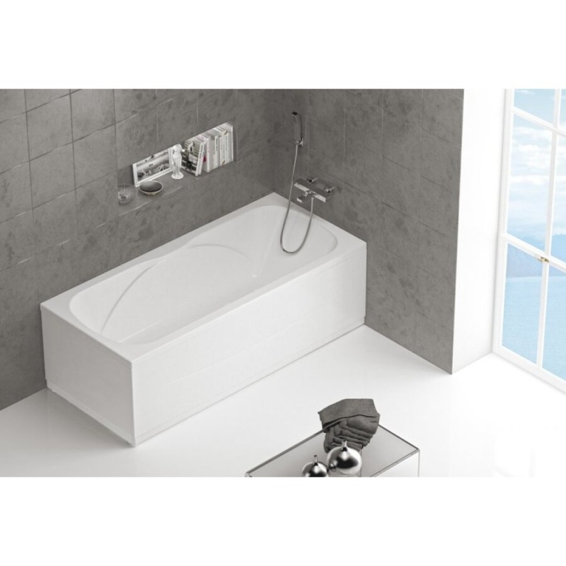 Ванна акриловая BelBagno BB104-180-80, 180 х 80 см, белая