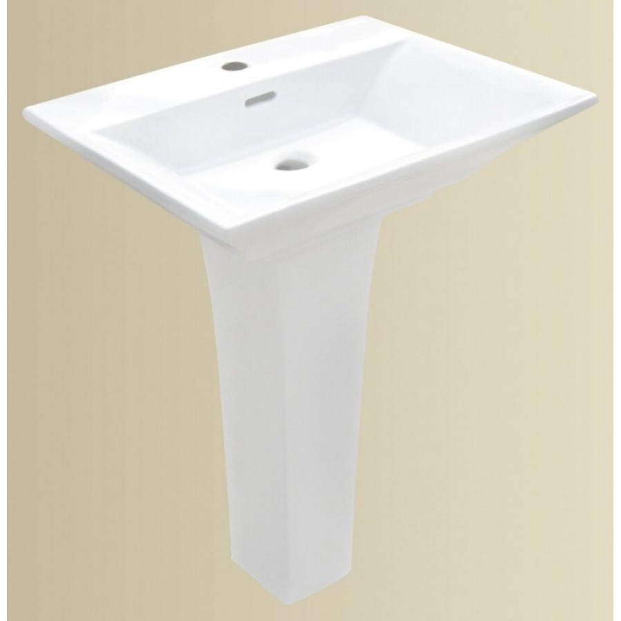 Раковина BelBagno Regina BB104L на пьедестале BB104P