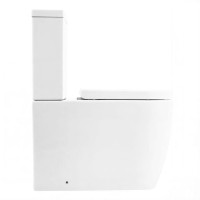 Напольный унитаз BelBagno Marino BB105CPR/BB105T/BB105SC, безободковый, крышка Soft Close, белый