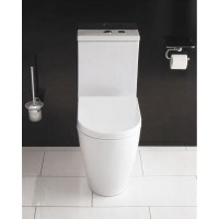Напольный унитаз BelBagno Marino BB105CPR/BB105T/BB105SC, безободковый, крышка Soft Close, белый