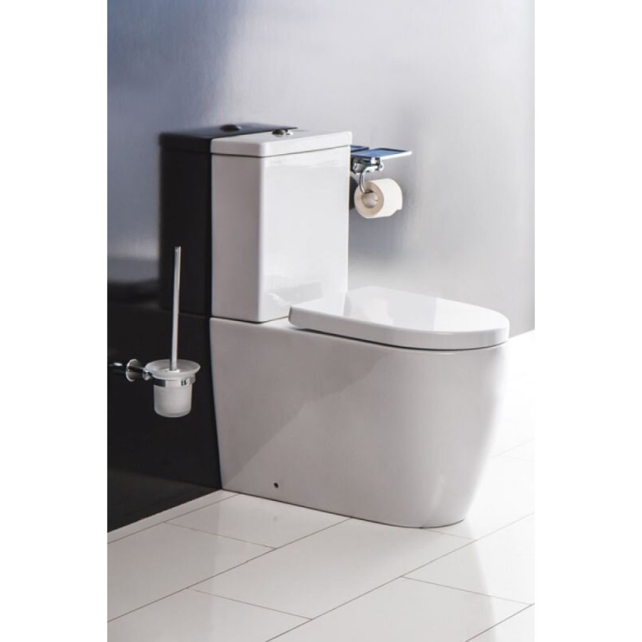 Напольный унитаз BelBagno Marino BB105CPR/BB105T/BB105SC, безободковый, крышка Soft Close, белый