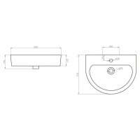 Раковина BelBagno Marino BB105L