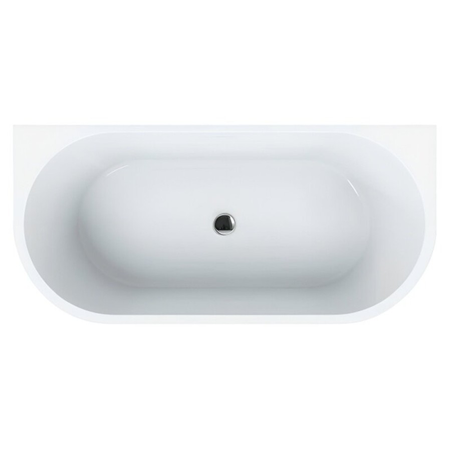 Ванна акриловая BelBagno BB108-170-80, 170 х 80 см, слив-перелив в комплекте, белая