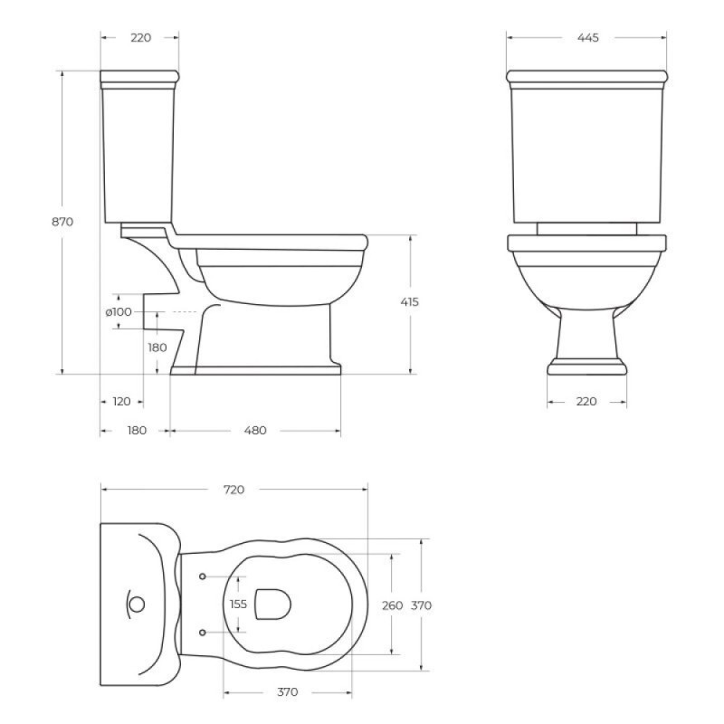 Унитаз компакт безободковый BelBagno Boheme, крышка-сиденье микролифт, белый (BB115CPR/BB115T/BB115SC)