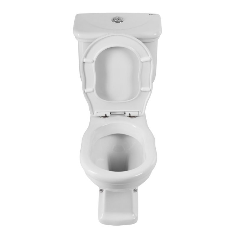 Унитаз компакт безободковый BelBagno Boheme, крышка-сиденье микролифт, белый (BB115CPR/BB115T/BB115SC)
