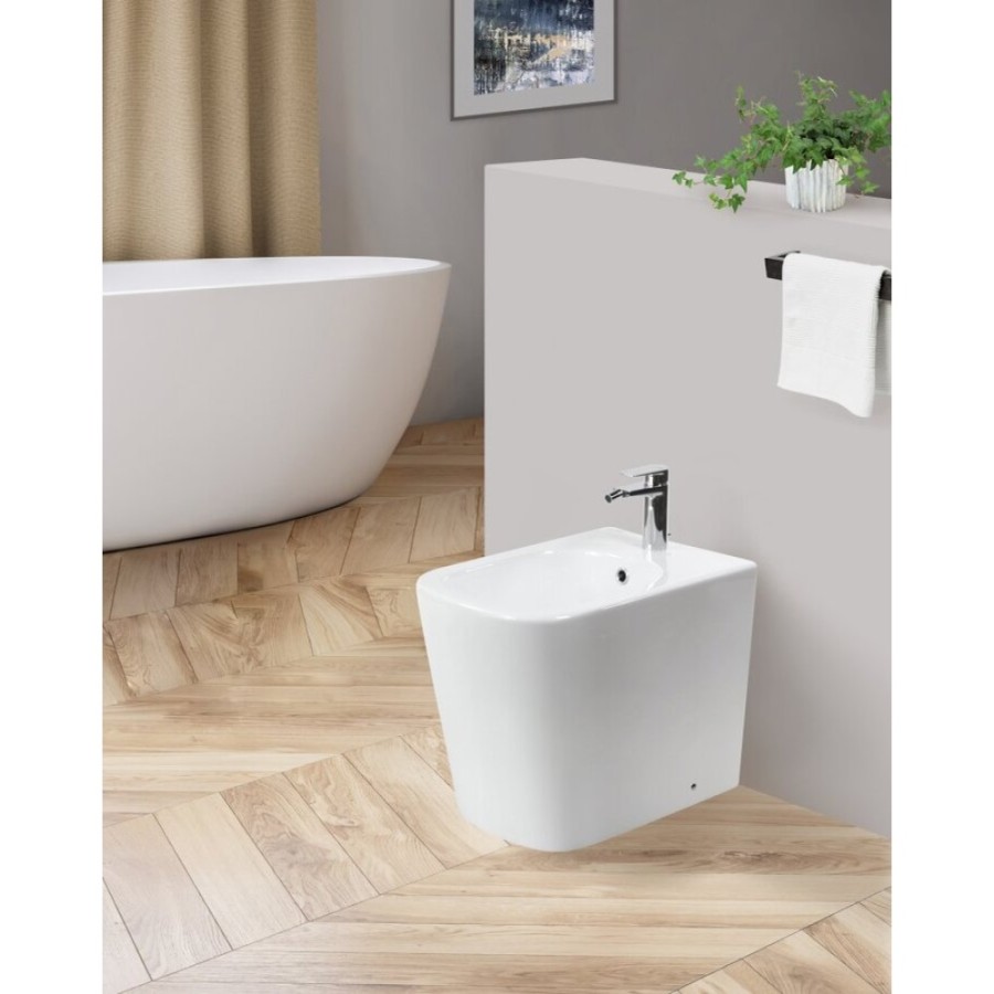 Напольное биде BelBagno Albano BB120B, белое