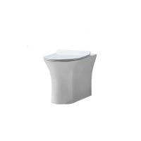 Приставной унитаз BelBagno Ancona BB1224CBR-P безободковый, белый