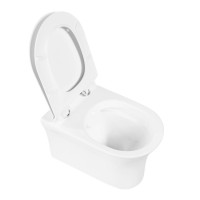 Унитаз подвесной BelBagno Ancona BB1224CHR-SM, безободковый, белый