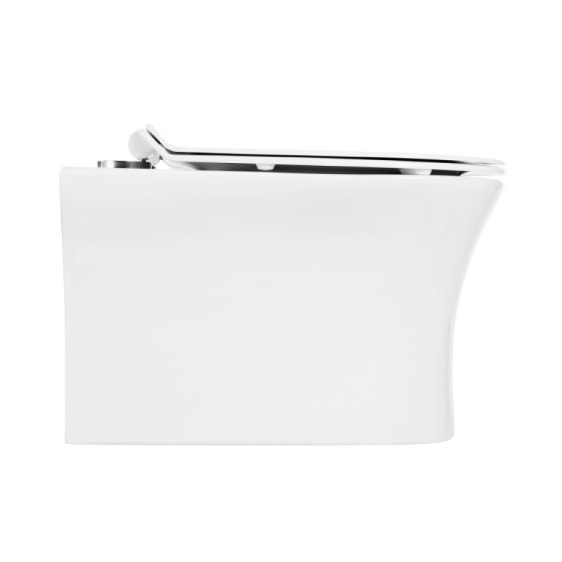 Унитаз подвесной BelBagno Ancona BB1224CHR-SM, безободковый, белый