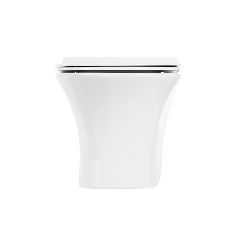 Унитаз подвесной BelBagno Ancona BB1224CHR-SM, безободковый, белый