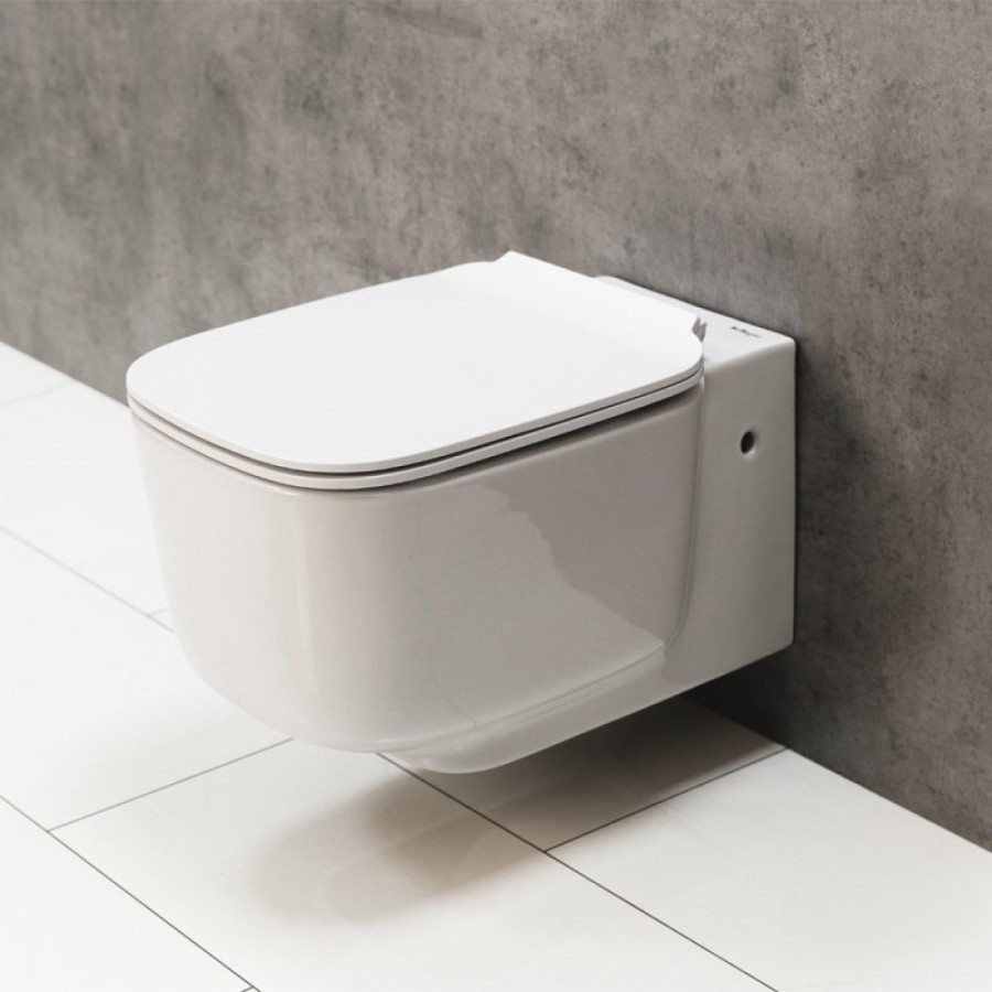 Подвесной унитаз BelBagno Vaso BB127CH, белый