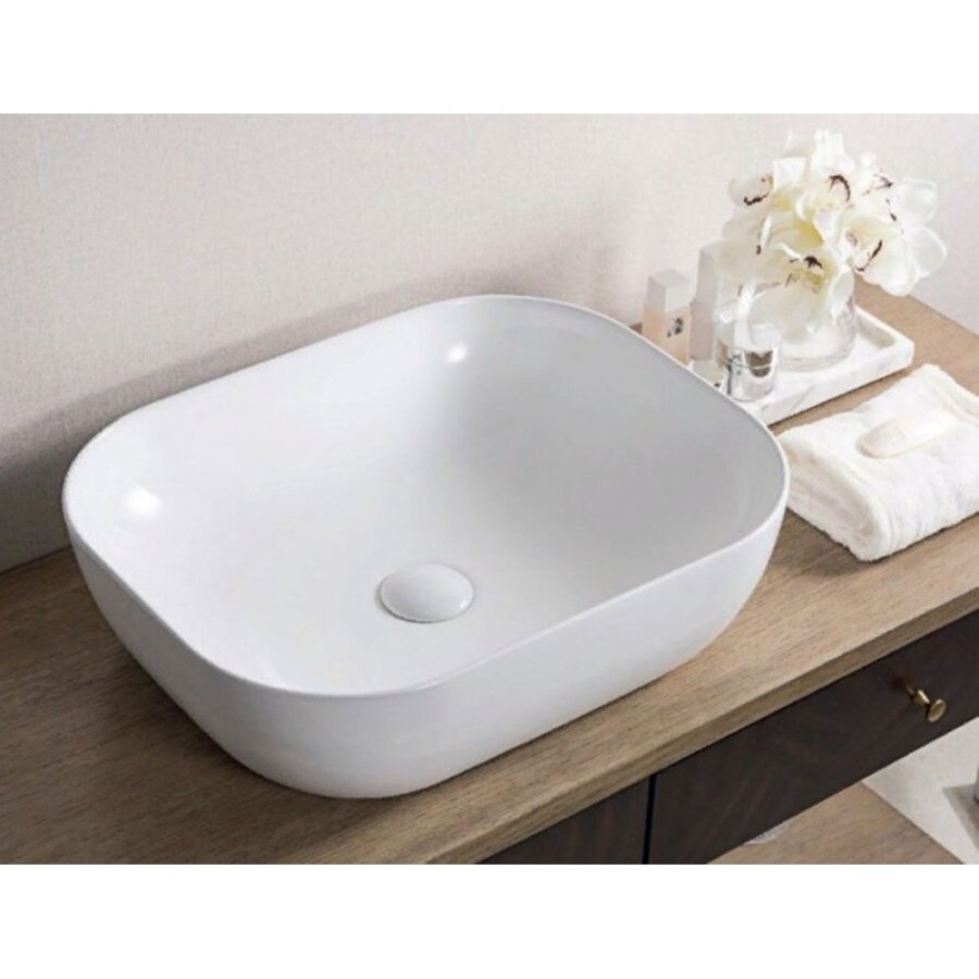 Раковина BelBagno BB1302, 50 х 40 см, накладная, белая