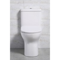Напольный унитаз BelBagno Steam BB130CPR/SC безободковый, бачок BB130T, сиденье микролифт, белый