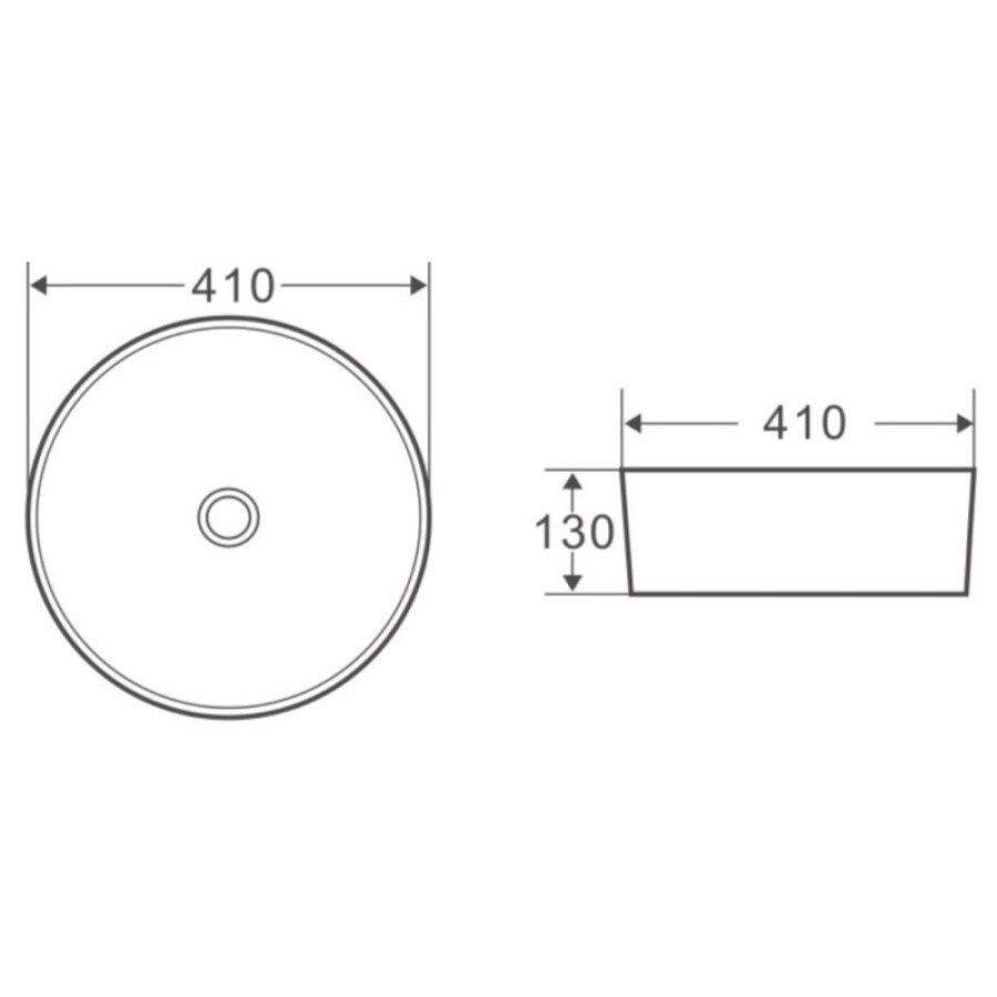 Раковина BelBagno BB1315-H311 накладная 41 х 41 х 13 см, цвет серый матовый