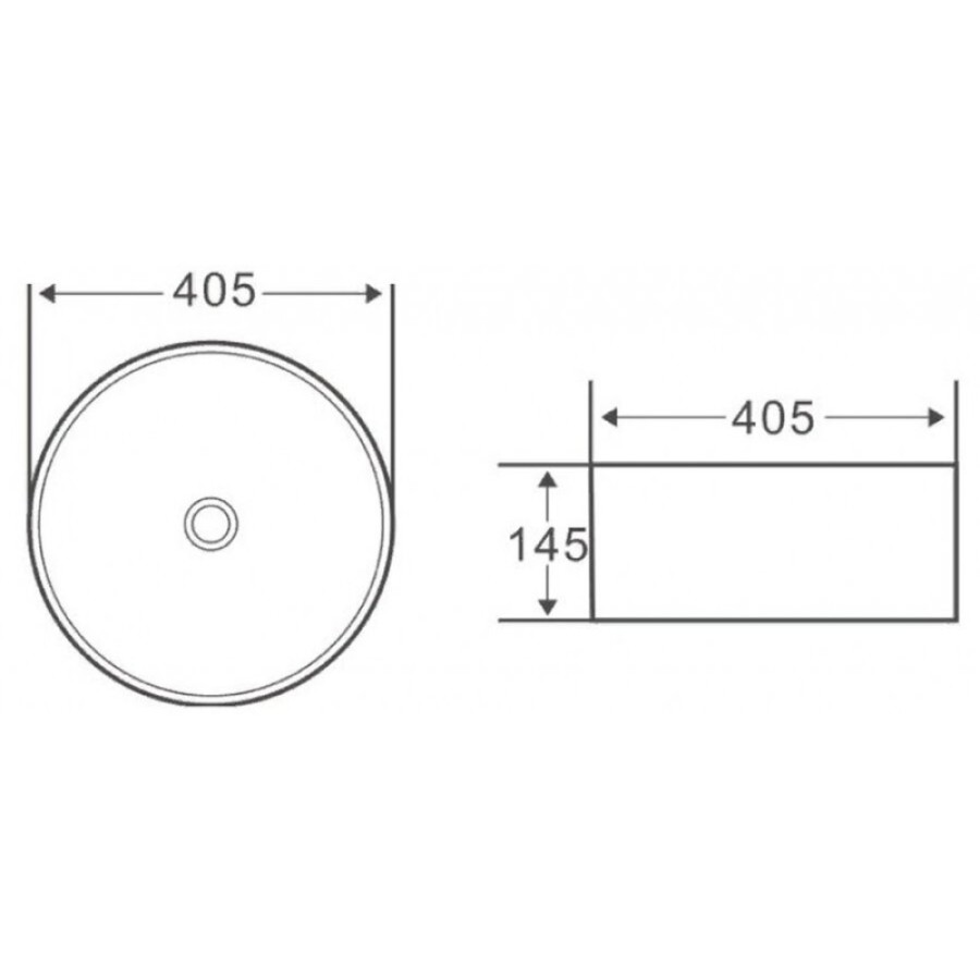 Раковина BelBagno BB1342H300 накладная, цвет белый 40.5 х 40.5 х 14.5 см