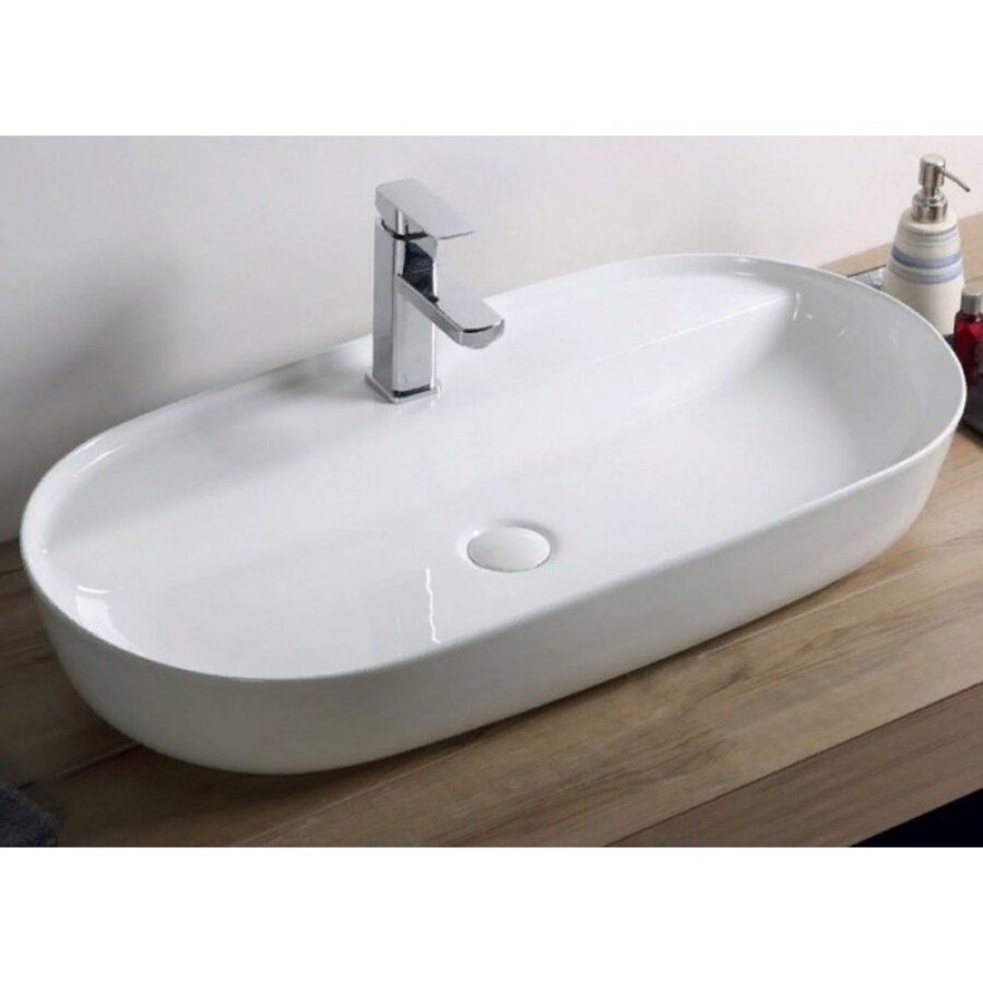 Раковина BelBagno BB1347 накладная 82 х 41 х 14 см