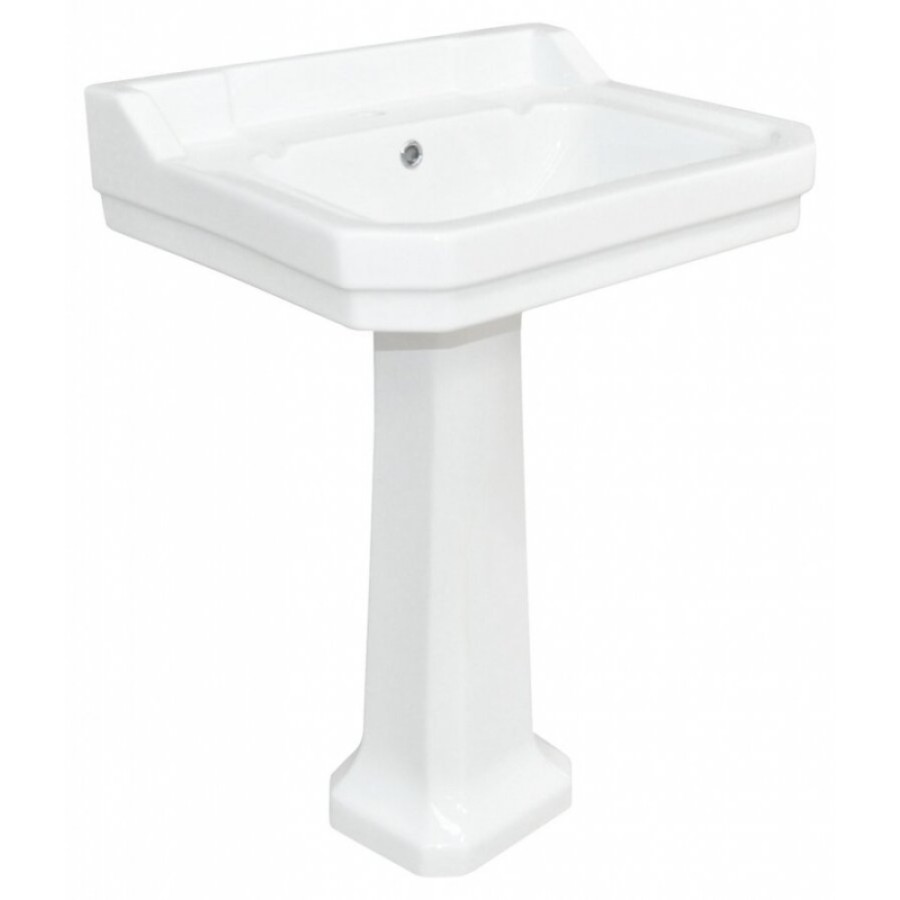Раковина BelBagno Trevi BB135L на пьедестале BB135P