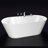 Ванна акриловая BelBagno BB14, 180 х 85 см, белая