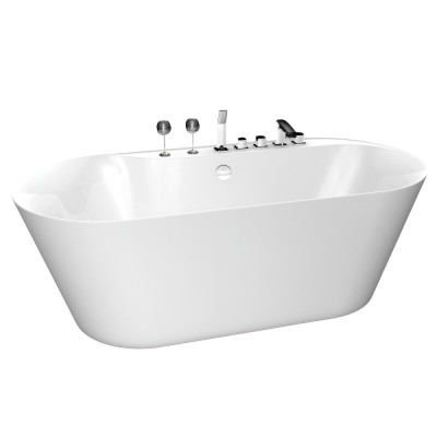 Ванна акриловая BelBagno BB14, 180 х 85 см, белая