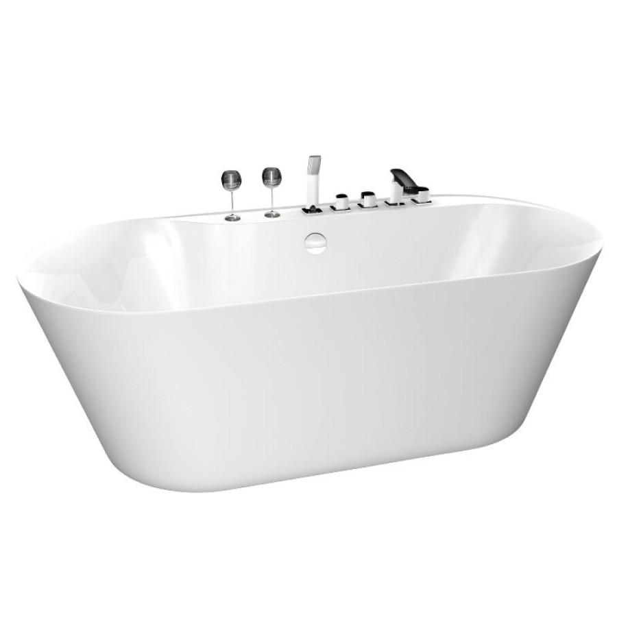 Ванна акриловая BelBagno BB14, 180 х 85 см, белая