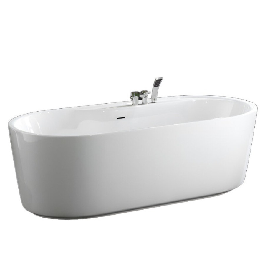 Ванна акриловая BelBagno BB14-K, 180 х 85 см, белая
