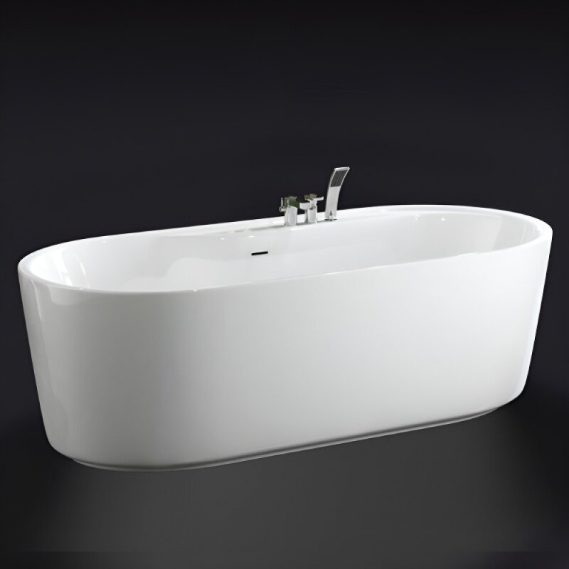 Ванна акриловая BelBagno BB14-K, 180 х 85 см, белая