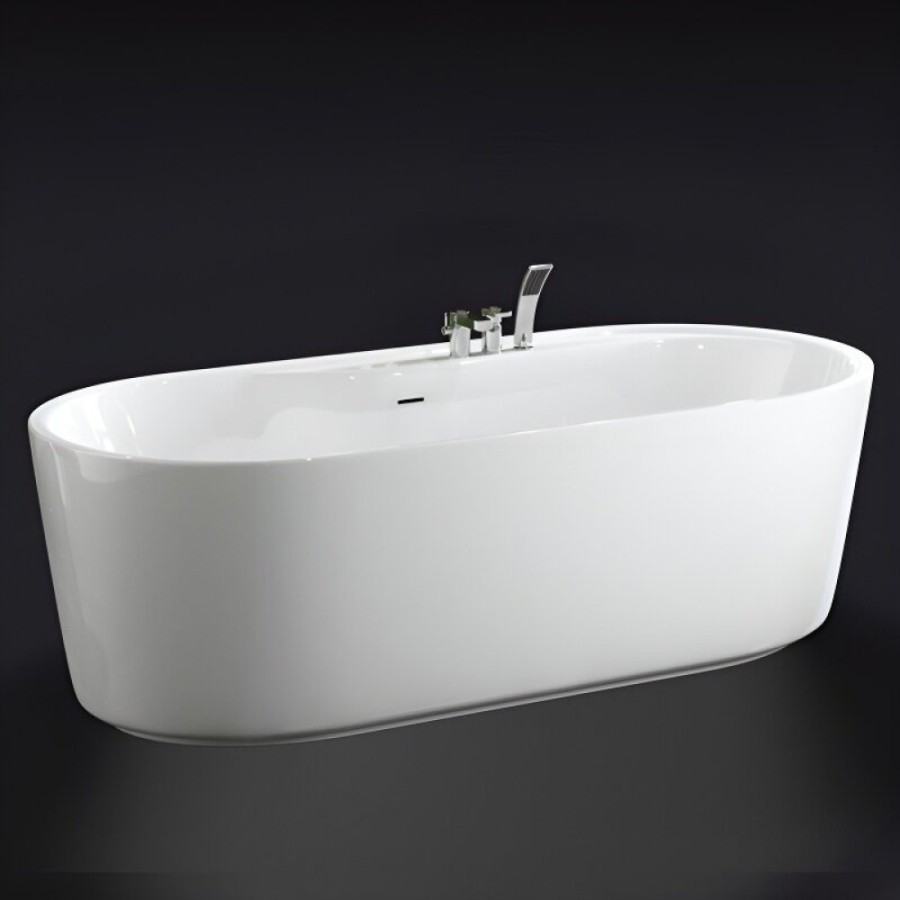Ванна акриловая BelBagno BB14-K, 180 х 85 см, белая