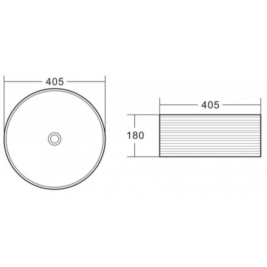 Раковина BelBagno BB1406 накладная 40.5 х 40.5 х 18 см