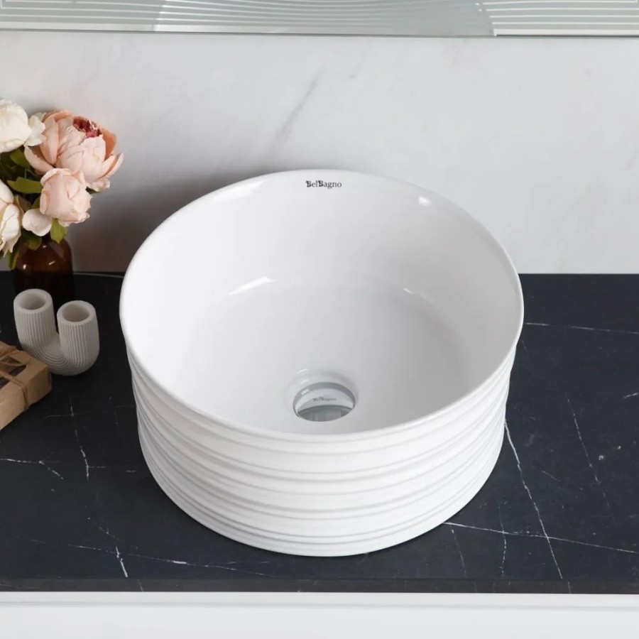 Раковина BelBagno BB1420 накладная 41 х 41 х 18 см