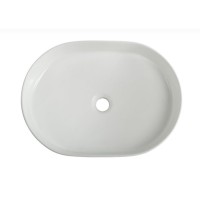 Раковина BelBagno BB1483, 50 см, фаянс, накладная, белый