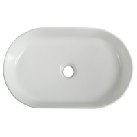 Раковина BelBagno BB1497, 50 см, фаянс, накладная, белый