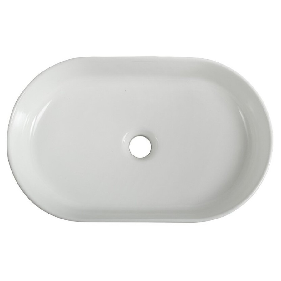 Раковина BelBagno BB1497, 50 см, фаянс, накладная, белый