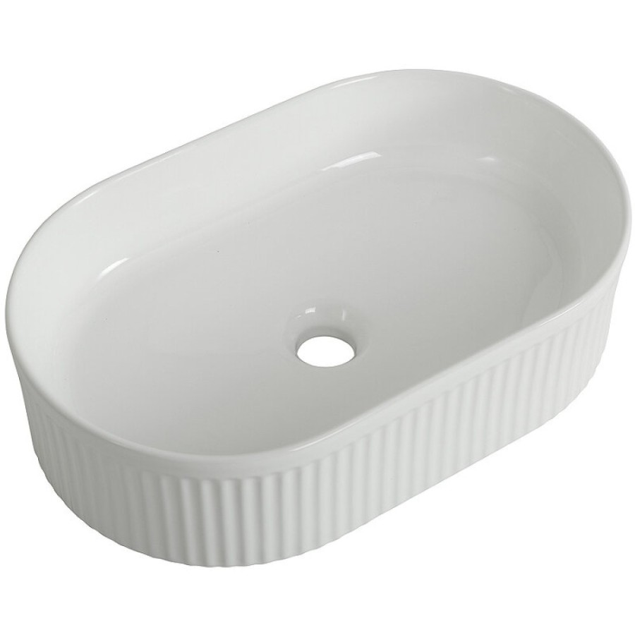 Раковина BelBagno BB1497, 50 см, фаянс, накладная, белый