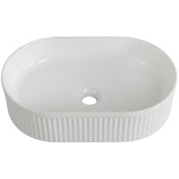 Раковина BelBagno BB1497, 50 см, фаянс, накладная, белый