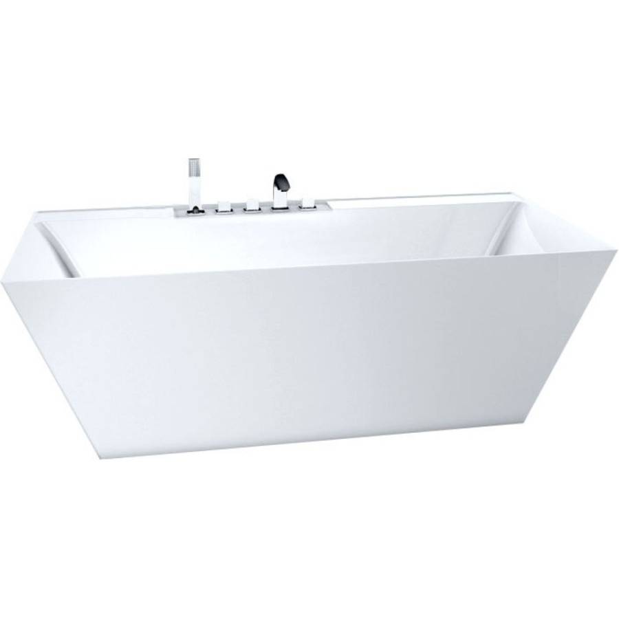 Ванна акриловая BelBagno BB19-BIA, белая, 185 х 85 см