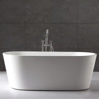 Ванна акриловая BelBagno BB202-1600-800, 160 х 80 см, слив-перелив в комплекте, белая