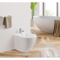 Напольное биде BelBagno Sfera-R BB2141B, белое