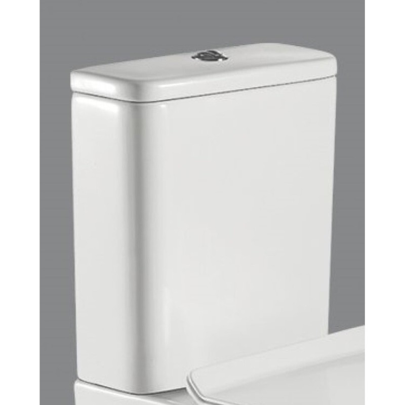 Напольный безободковый унитаз BelBagno Flay BB2149CPR/BB2149T-R, белый, P-trap