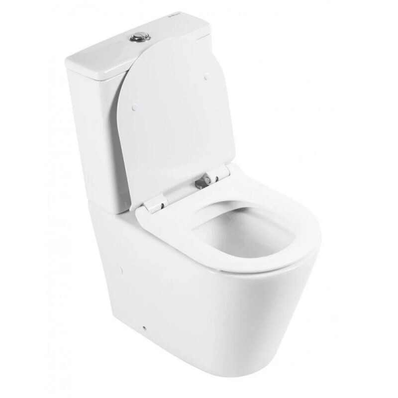 Напольный унитаз BelBagno Flay BB2149CPR/BB2149T/BB2111SC, с бачком, сиденье микролифт, белый