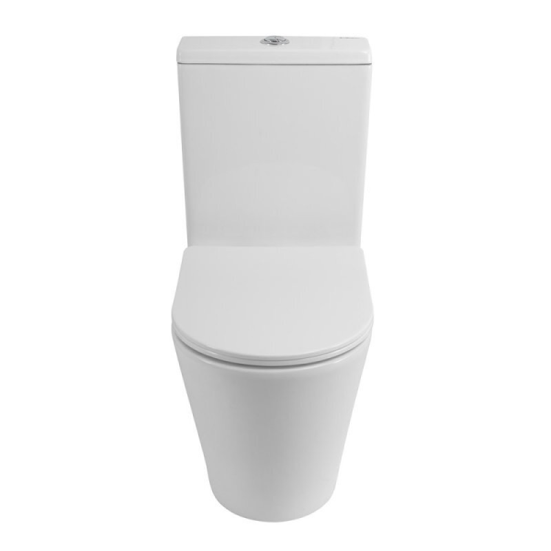 Напольный унитаз BelBagno Flay BB2149CPR/SC/BB2149T, с бачком, сиденье микролифт, белый