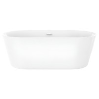 Ванна акриловая BelBagno BB306-1395, 140 х 70 см, белая