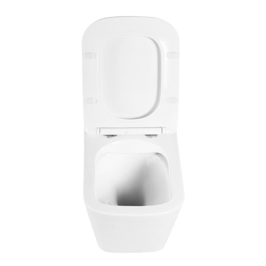 Инсталляция BelBagno с унитазом BelBagno Due BB3103CHR/SC, сиденье с микролифтом, клавиша белая, комплект