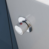 Унитаз подвесной BelBagno UNO, безободковый, с функцией биде и смесителем, сиденье soft close, белый, BB3105CHR-BS/SC