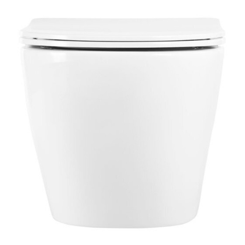 Подвесной унитаз BelBagno Uno BB3105CHR-SC, безободковый, сиденье микролифт, белый BB3105CHR/SC