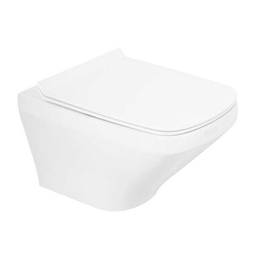 Унитаз подвесной BelBagno Sela BB3201CHR безободковый, белый