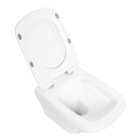 Унитаз подвесной BelBagno Sela BB3201CHR безободковый, белый
