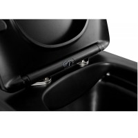 Подвесной унитаз BelBagno Ardente-C BB3202CHR-MB безободковый, цвет черный матовый