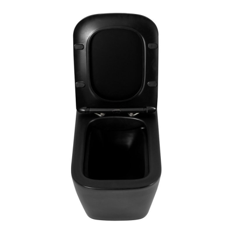 Инсталляция BelBagno BB3202CHR-MB/BB3202SC-MB/BB002-80/BB007-PR-NERO.M, с унитазом BelBagno Ardente-C, сиденье с микролифтом, клавиша черная, комплект