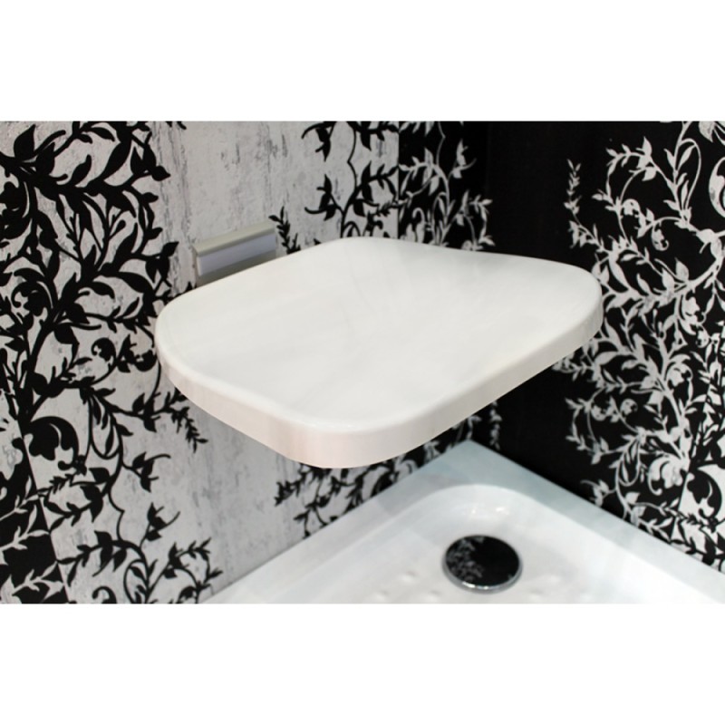 Сиденье BelBagno Cubo BB32A для душевого ограждения, откидное